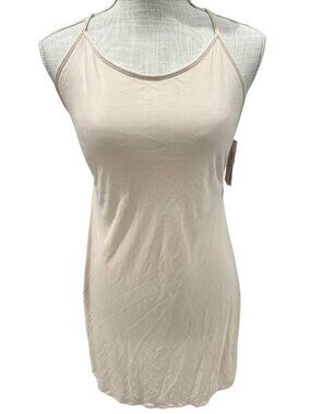 NWT Cabernet Womens Beige Slip Polyester Crisscross Back XL